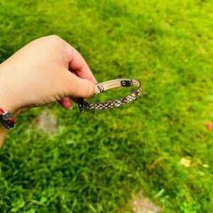 Origami Owl Black and Tan Bracelet
